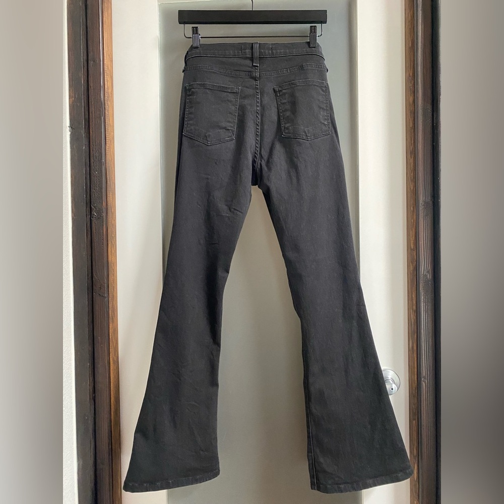 Veronica Beard Beverly Black Flare Jeans - Picture 3 of 16